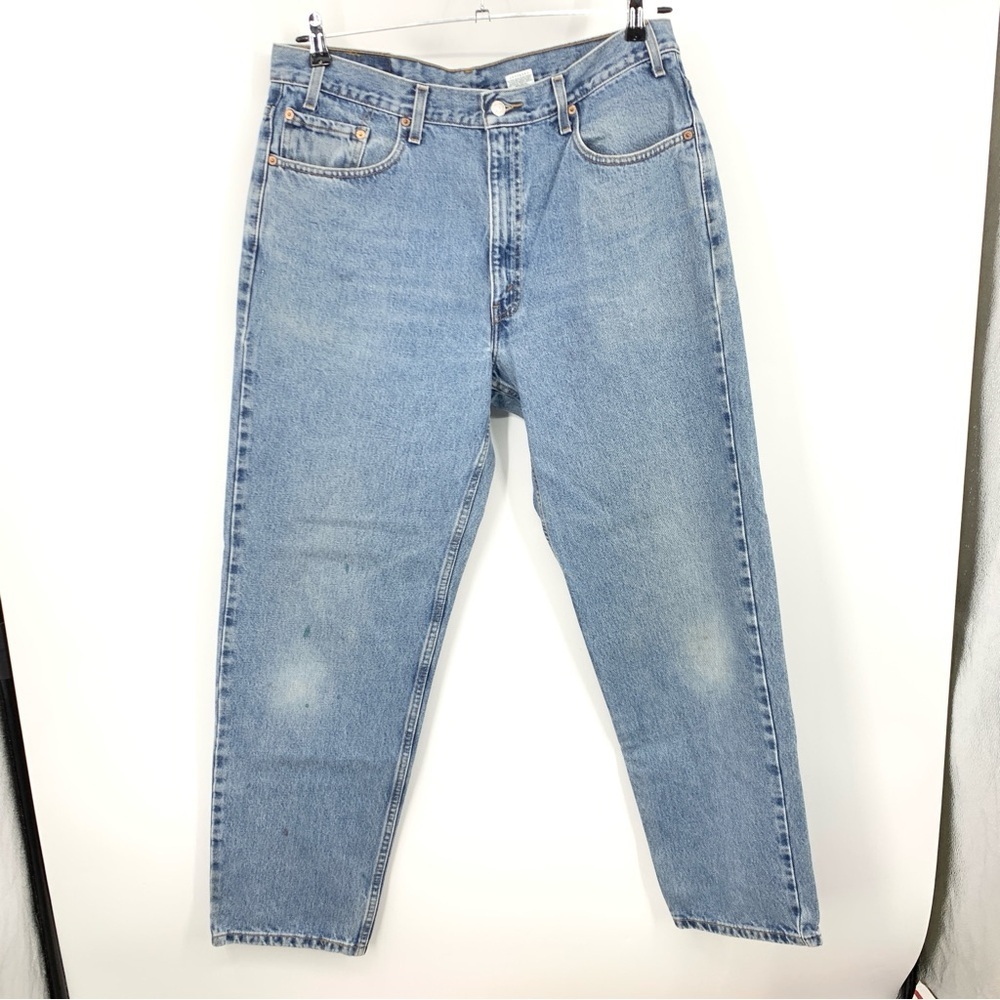 Levis Jeans Men Size 38 x 32 550 Relaxed Fit Vintage Y2K 2000 Cotton Pants Light